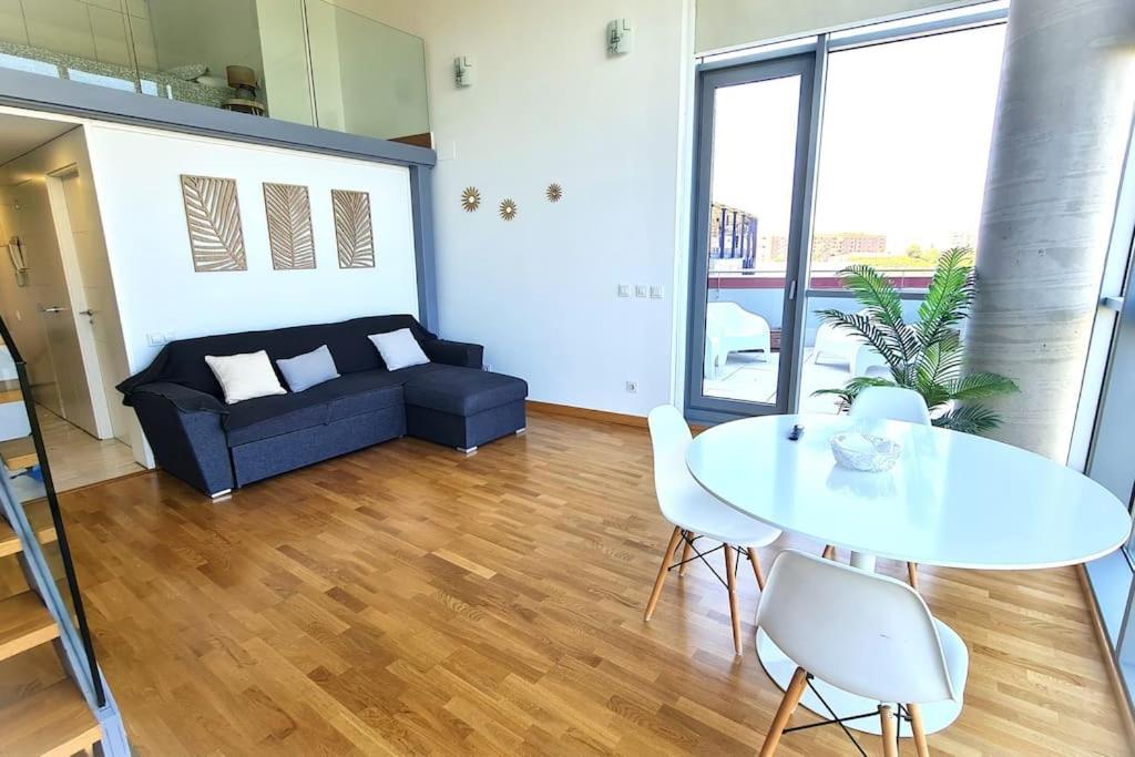 Beach Valencia Luxury E-Arenas 117 Apartment With Terrace In Edificio Arenas Bagian luar foto